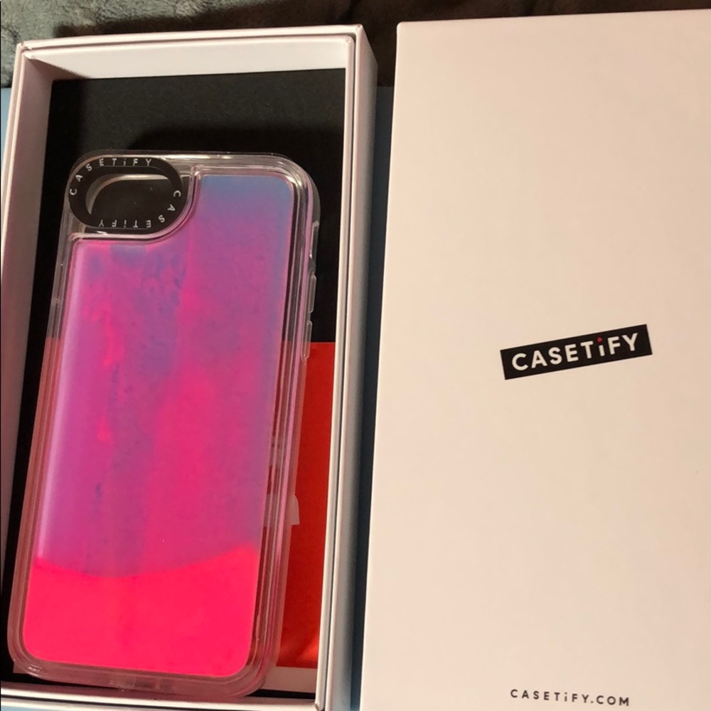 NWT CASETIFY Neon Sands case for iPhone 7/8